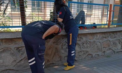 OKUL BAHÇESİNDE YAŞAMINI YİTİRDİ 